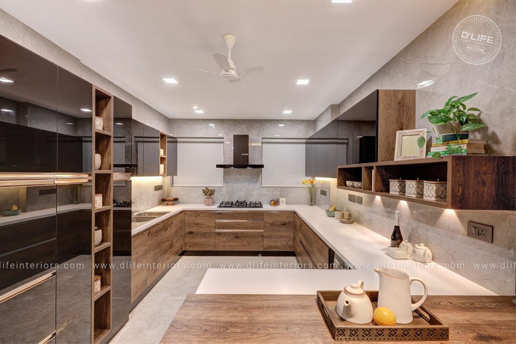modular kitchen Indian producer shebin backar home in kochi